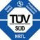 TUV logo. This product is build to TUV standard.